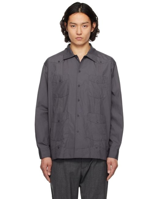 メンズ Engineered Garments グレー Guayabera シャツ Gray