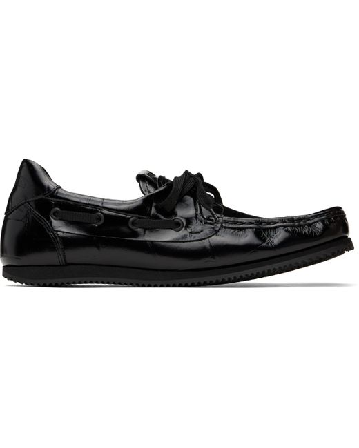 Jacquemus Black La Croisière 'The Batto' Loafers