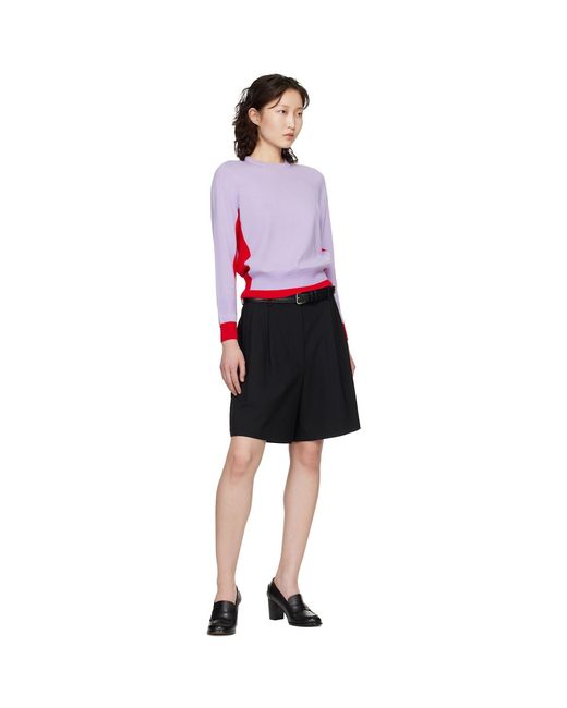 B.B. Wallace Multicolor Hockney Sweater