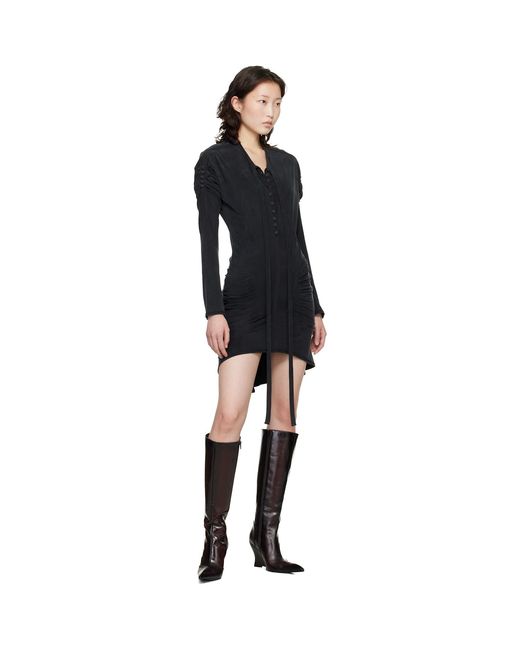 KNWLS Black Leia Minidress
