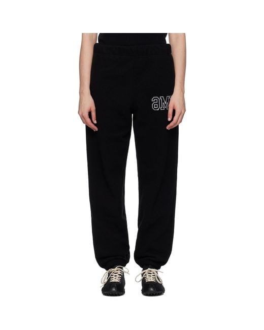 MM6 by Maison Margiela Black Fleece Sweatpants