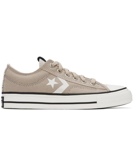Converse Black Taupe Star Player 76 Sneakers