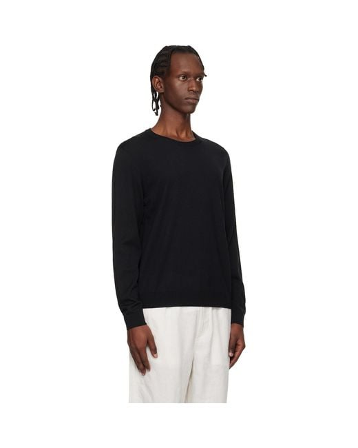 Boss Black Slim-Fit Merino-Wool Sweater for men