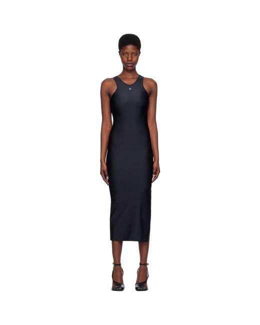 Coperni Black Tank Top Midi Dress