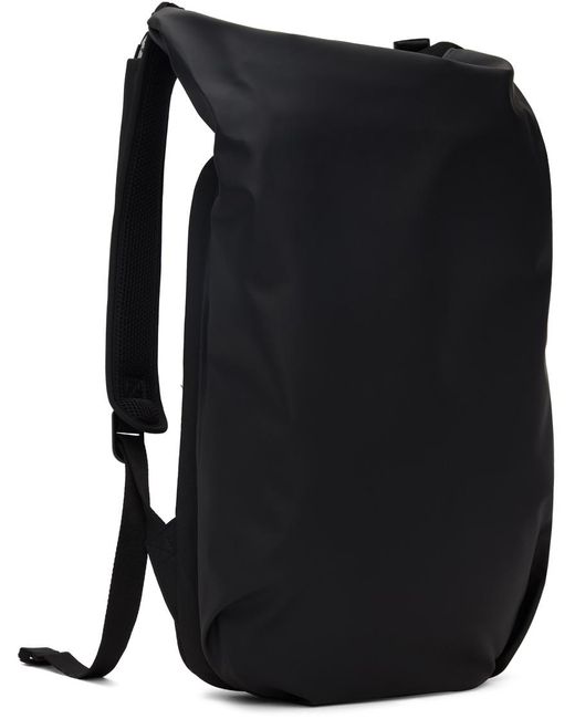 Côte&Ciel Black Small Nile Obsidian Backpack for men