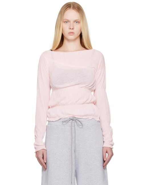 Paloma Wool Pink Aluz Sweater