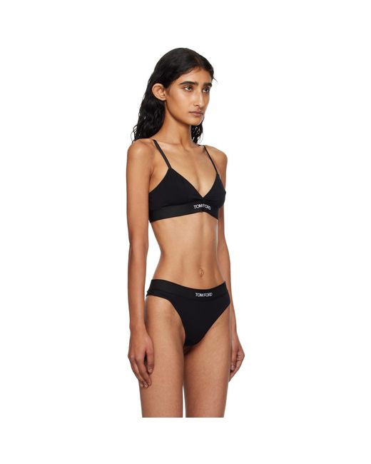 Tom Ford Black Modal Signature Bra