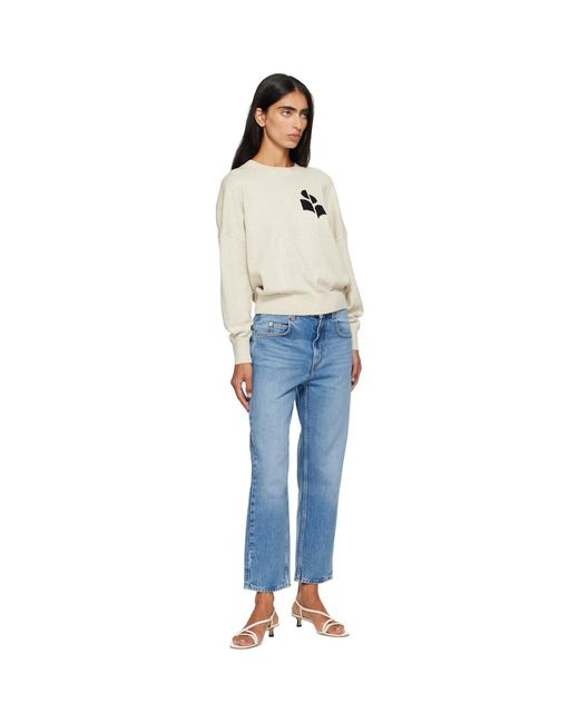Isabel Marant White Marisans Sweater
