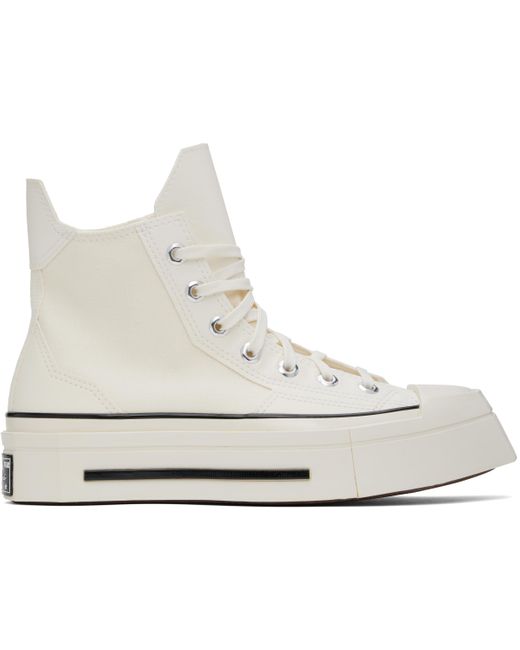 Converse Black Off- Chuck 70 De Luxe Squared High Top Sneakers for men