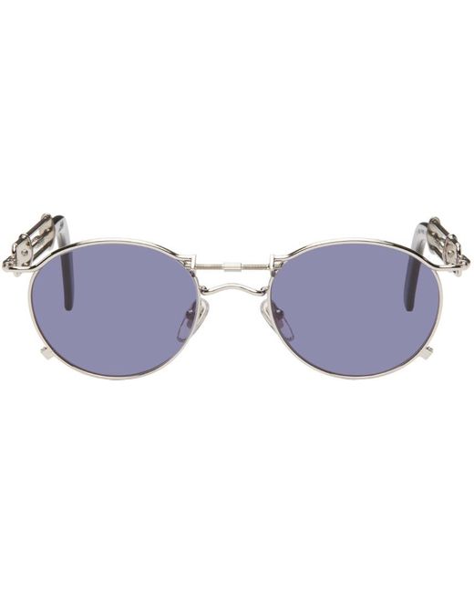 Jean Paul Gaultier Black Silver 56-0174 Sunglasses