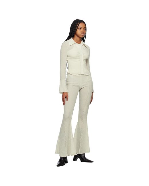 Yuzefi Natural Off- Gathered Shirt