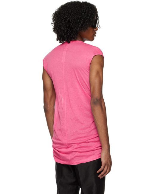 Rick Owens Pink Dylan T-shirt for men