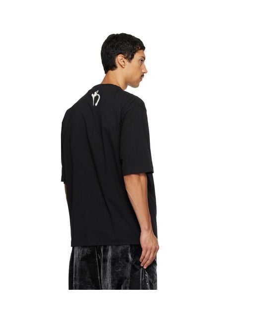 Y-3 Black Chito Edition Graphic Short Sleeve T-Shirt for men