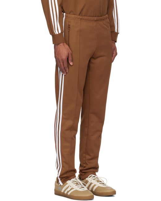 メンズ Adidas Originals ブラウン Adicolor Classics Beckenbauer トラックパンツ Brown