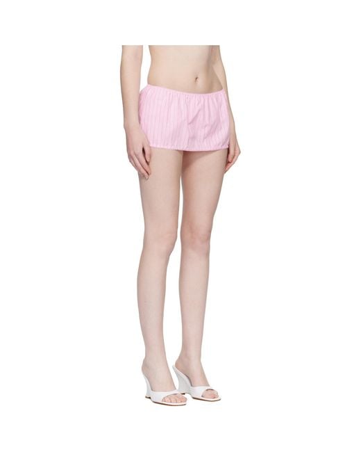 Fruity Booty Pink Stripe Bloomer Skort