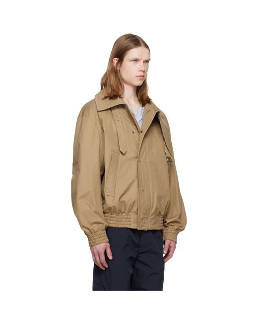 Dries Van Noten Natural Cotton Jacket for men