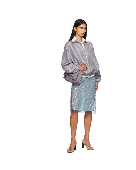 RESCHA Gray Ssense Exclusive Paratela Bag