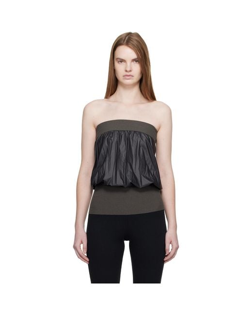 Paloma Wool Black Fino Tube Top