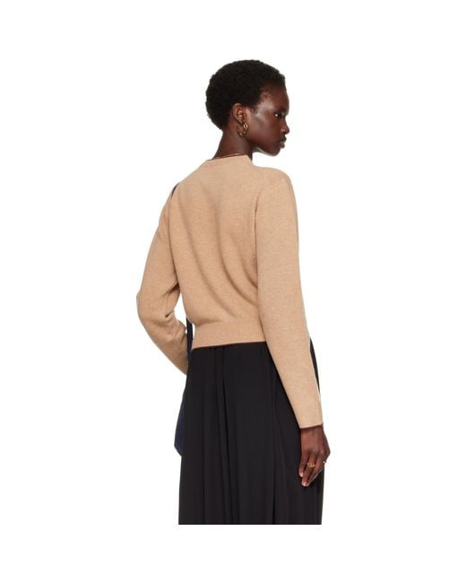 Chloé Blue Fitted Logo Cardigan