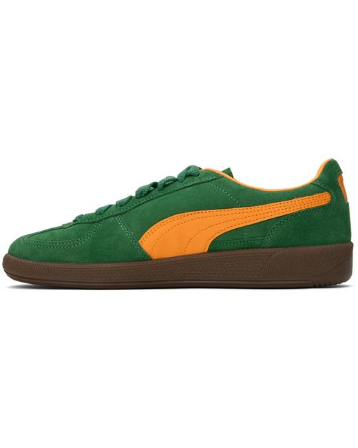 PUMA Green Palermo Sneakers for men