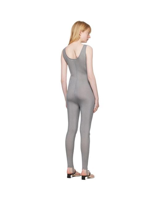 RECTO. Black Stirrup Bodysuit