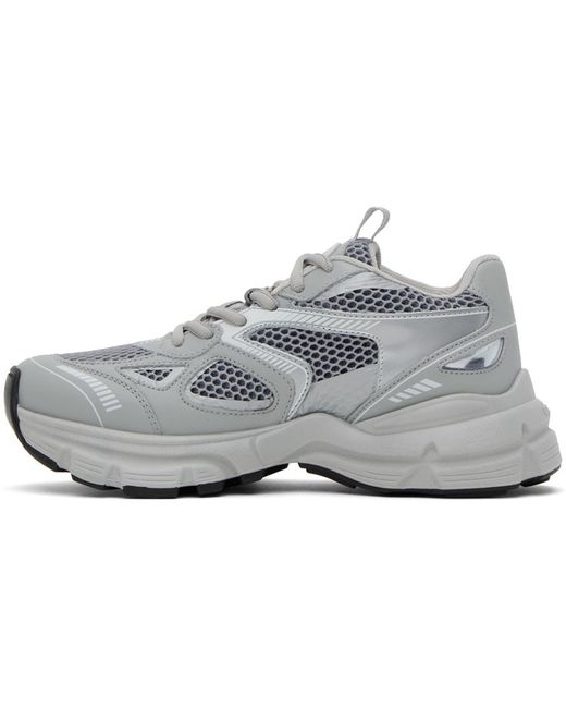 Axel Arigato Black Gray & Silver Marathon Sneakers