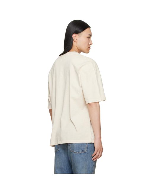 Amiri Natural Off- Quality Goods' Oversized T-Shirt for men