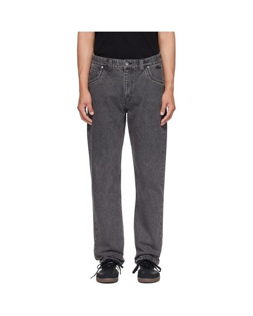 Dime Black Straight Jeans for men