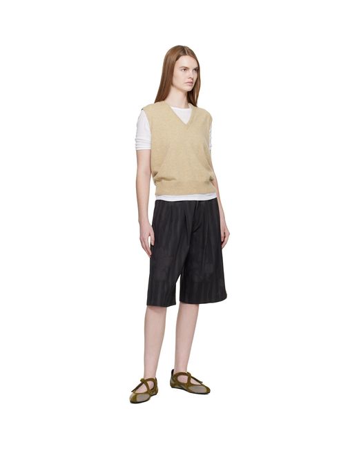 Collina Strada Black Catchfly Shorts