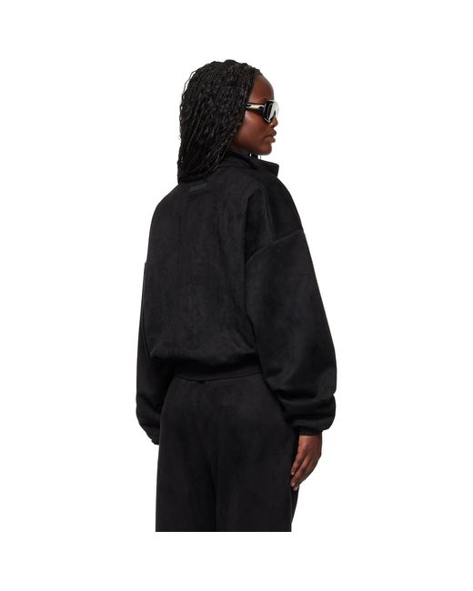 Fear Of God Black Holiday Faux-Suede Fleece Vintage Track Jacket
