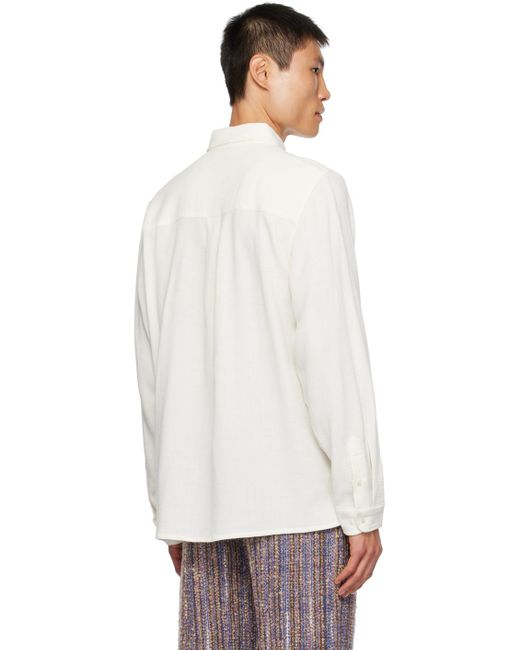 Séfr White Off- Hampus Shirt for men