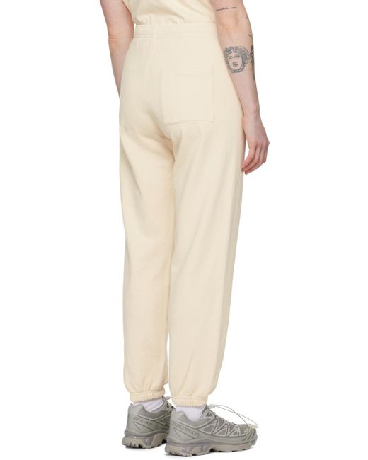 Sporty & Rich Natural Off-white Prince Edition Net Lounge Pants