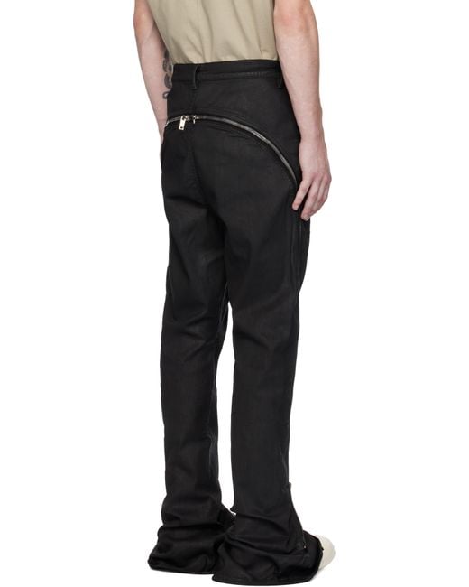 メンズ Rick Owens Porterville Bolan Banana ジーンズ Black