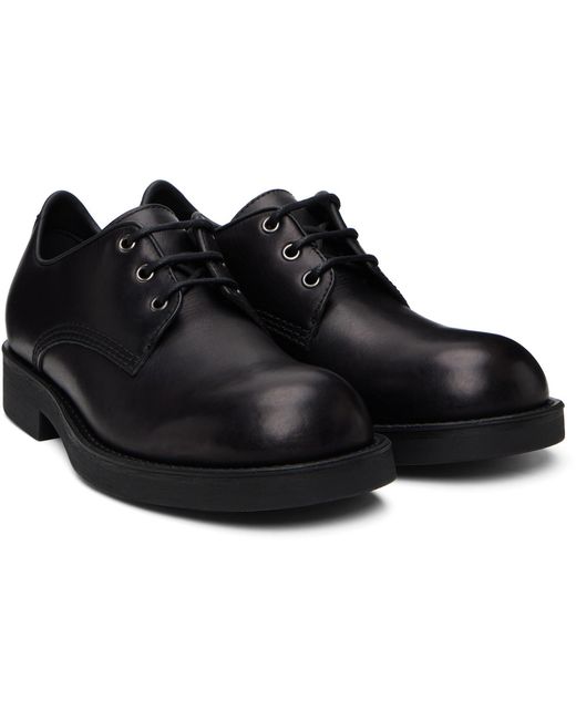 MM6 by Maison Margiela Black Lace-Up Derbys for men