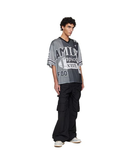 Amiri Black Stud Skel Top Low Sneakers for men