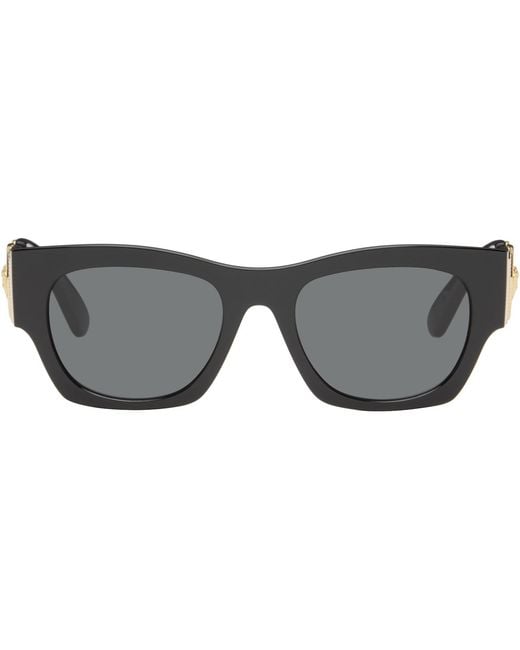 Versace Gray Medusa Biggie Sunglasses for men