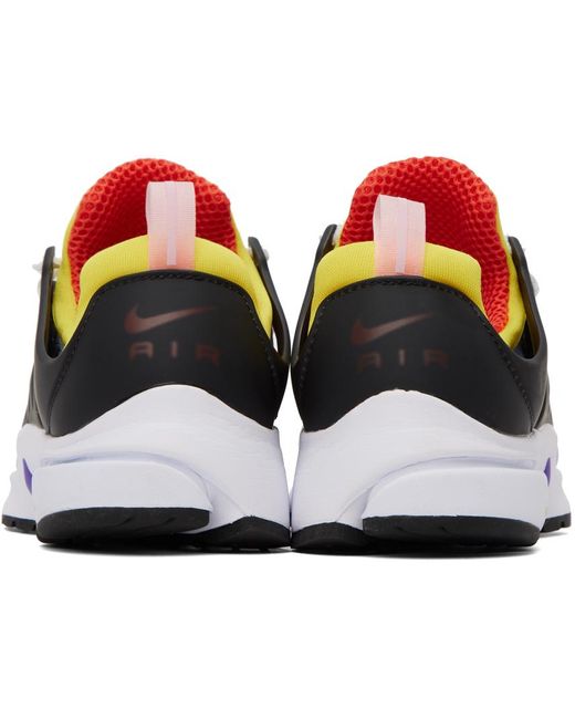 Nike Black Multicolor Air Presto Sneakers for men