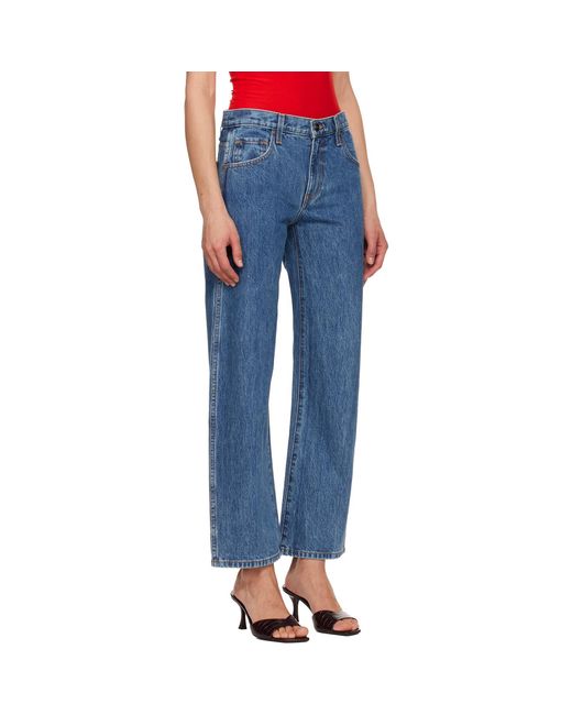 Khaite Blue Kerrie Jeans