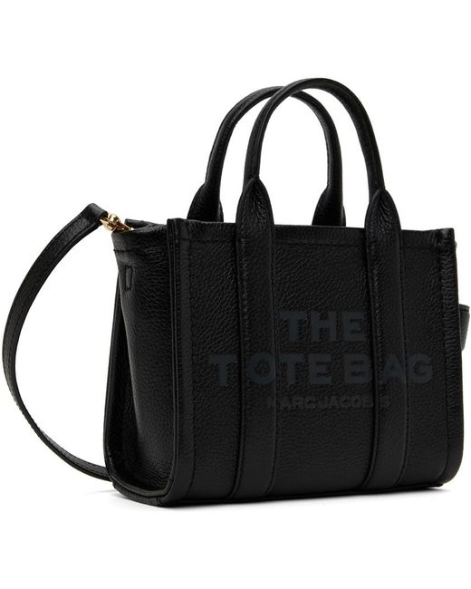 Marc Jacobs Black 'the Leather Mini Tote Bag' Tote