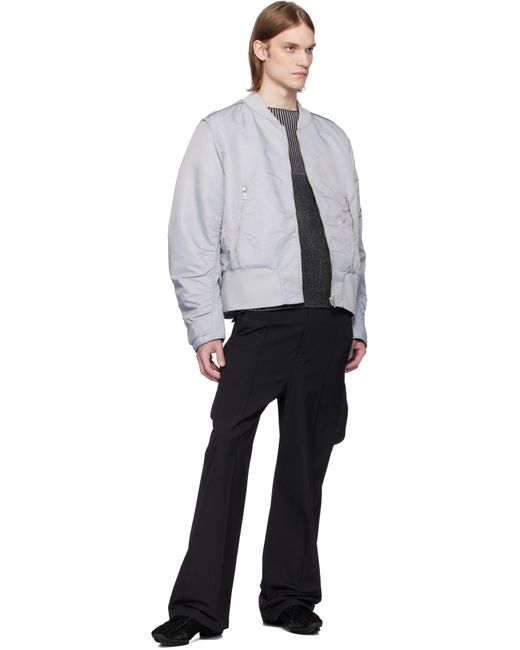 A.A.Spectrum光谱 Black Dapper Cargo Pants for men