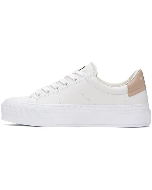 Givenchy Black White & Beige City Sport Sneakers