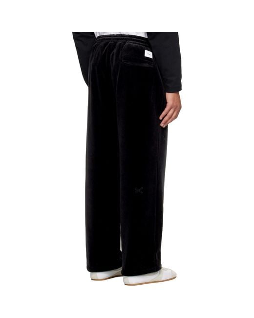 (w)taps Black Athletic Sweatpants for men