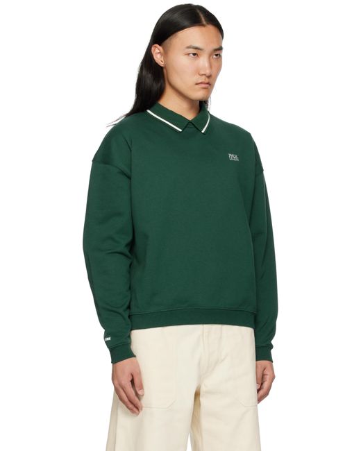 メンズ METALWOOD STUDIO グリーン Phuk Luzin Collared ポロシャツ Green