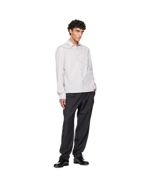 Rier White Popeline Shirt for men