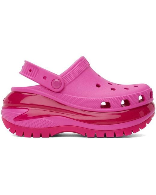 CROCSTM Pink Mega Crush Clog