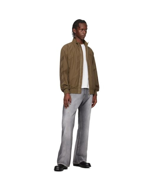 Off-White c/o Virgil Abloh Multicolor Khaki Diagonal Cotton Track Jacket for men