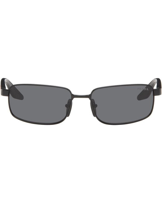 Prada Gray Ps B54S Sunglasses for men