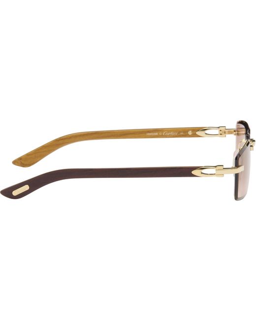 Cartier Pink 'Elongated C De Sunglasses for men