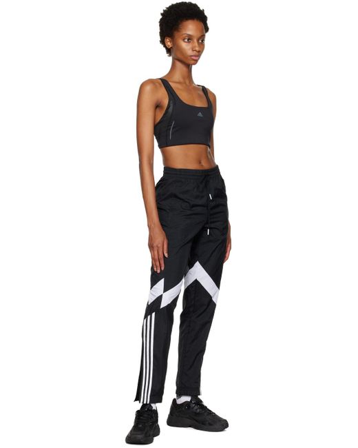 Adidas Originals Black Powerimpact Medium Support Sport Bra