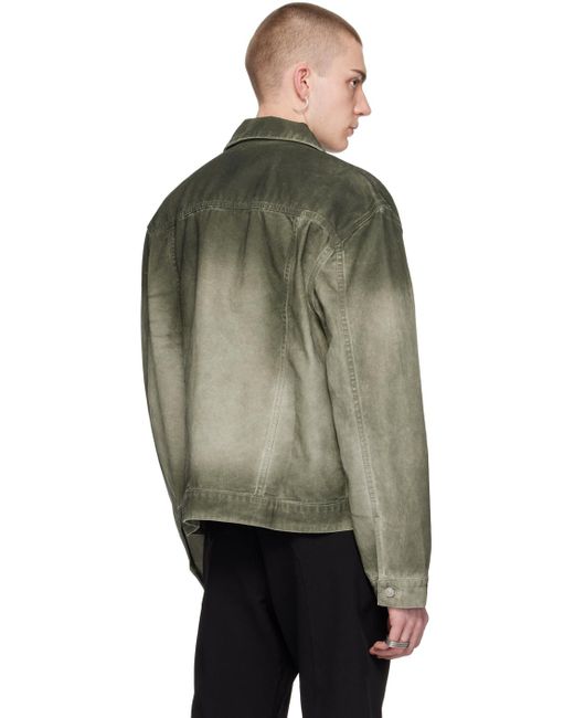 1017 ALYX 9SM Green Overdyed Jacket for men